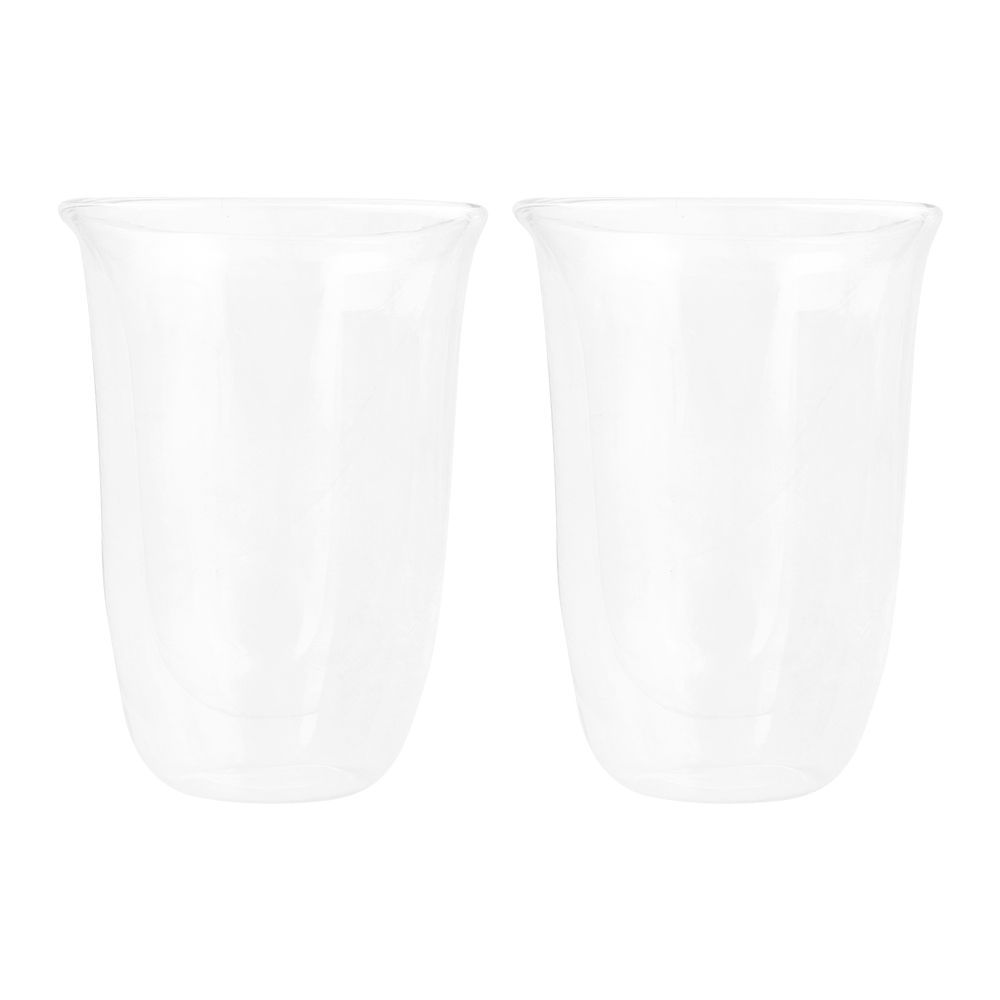 Delonghi 2 Latte Macchiato Double Wall Glasses 220ml - DLSC312